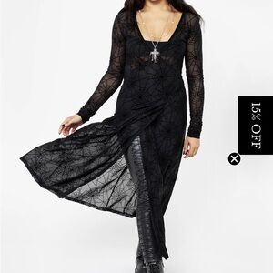 Disturbia Venom Mesh Wrap Dress XL